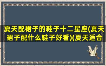 夏天配裙子的鞋子十二星座(夏天裙子配什么鞋子好看)(夏天适合穿裙子的鞋子)