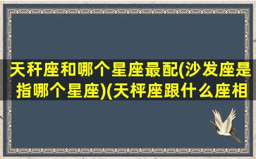 天秆座和哪个星座最配(沙发座是指哪个星座)(天枰座跟什么座相配)