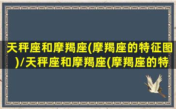 天秤座和摩羯座(摩羯座的特征图)/天秤座和摩羯座(摩羯座的特征图)-我的网站