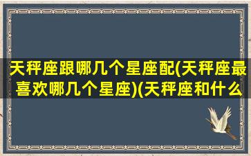 天秤座跟哪几个星座配(天秤座最喜欢哪几个星座)(天秤座和什么星座谈恋爱最合适)