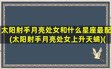 太阳射手月亮处女和什么星座最配(太阳射手月亮处女上升天蝎)(太阳射手座月亮处女座)