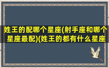 姓王的配哪个星座(射手座和哪个星座最配)(姓王的都有什么星座)