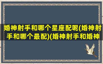 婚神射手和哪个星座配呢(婚神射手和哪个最配)(婚神射手和婚神射手配吗)