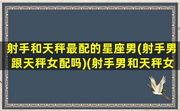 射手和天秤最配的星座男(射手男跟天秤女配吗)(射手男和天秤女座配对指数)