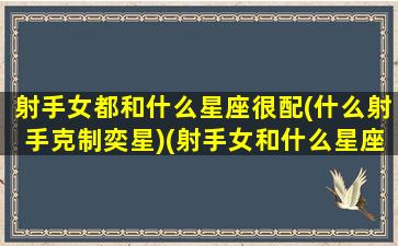 射手女都和什么星座很配(什么射手克制奕星)(射手女和什么星座女生最配)