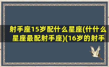 射手座15岁配什么星座(什什么星座最配射手座)(16岁的射手座)