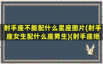 射手座不能配什么星座图片(射手座女生配什么座男生)(射手座绝不配什么座)