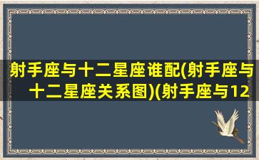 射手座与十二星座谁配(射手座与十二星座关系图)(射手座与12星座)