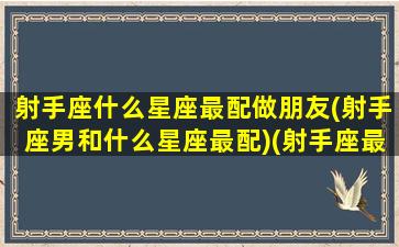 射手座什么星座最配做朋友(射手座男和什么星座最配)(射手座最适合和什么星座交朋友)