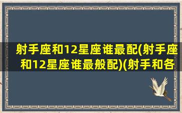 射手座和12星座谁最配(射手座和12星座谁最般配)(射手和各个星座)