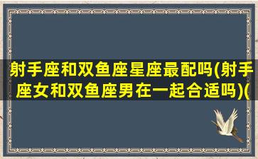 射手座和双鱼座星座最配吗(射手座女和双鱼座男在一起合适吗)(射手座和双鱼座婚配适合吗)