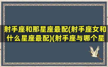 射手座和那星座最配(射手座女和什么星座最配)(射手座与哪个星座最般配)