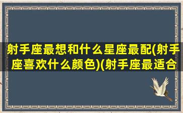 射手座最想和什么星座最配(射手座喜欢什么颜色)(射手座最适合和什么星座做朋友)