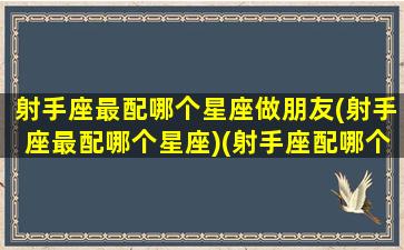 射手座最配哪个星座做朋友(射手座最配哪个星座)(射手座配哪个星座合适)