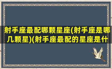 射手座最配哪颗星座(射手座是哪几颗星)(射手座最配的星座是什么星座)