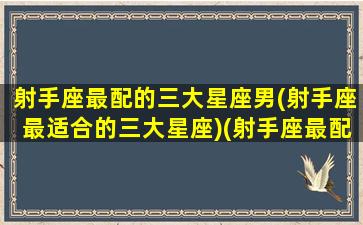 射手座最配的三大星座男(射手座最适合的三大星座)(射手座最配什么星座的男人)