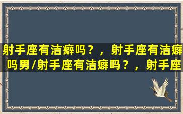 射手座有洁癖吗？，射手座有洁癖吗男/射手座有洁癖吗？，射手座有洁癖吗男-我的网站