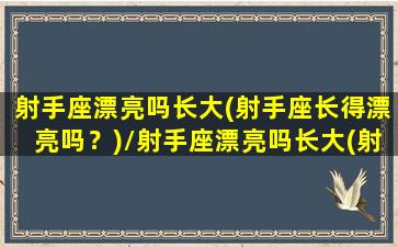 射手座漂亮吗长大(射手座长得漂亮吗？)/射手座漂亮吗长大(射手座长得漂亮吗？)-我的网站