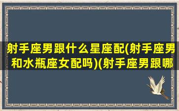 射手座男跟什么星座配(射手座男和水瓶座女配吗)(射手座男跟哪个星座配)