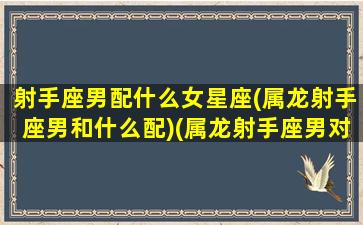 射手座男配什么女星座(属龙射手座男和什么配)(属龙射手座男对待感情)