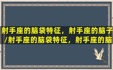 射手座的脑袋特征，射手座的脑子/射手座的脑袋特征，射手座的脑子-我的网站