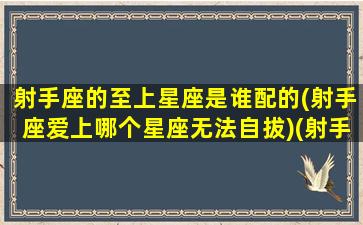 射手座的至上星座是谁配的(射手座爱上哪个星座无法自拔)(射手座上帝的宠儿)