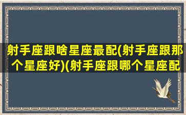 射手座跟啥星座最配(射手座跟那个星座好)(射手座跟哪个星座配对)