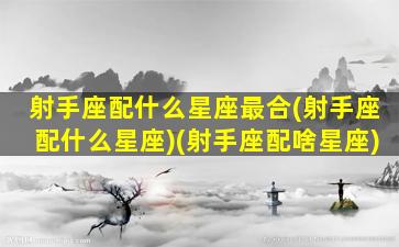 射手座配什么星座最合(射手座配什么星座)(射手座配啥星座)