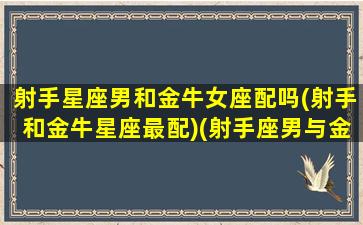 射手星座男和金牛女座配吗(射手和金牛星座最配)(射手座男与金牛座女配不配)