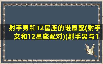 射手男和12星座的谁最配(射手女和12星座配对)(射手男与12星座女)