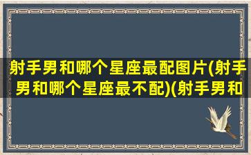 射手男和哪个星座最配图片(射手男和哪个星座最不配)(射手男和哪个星座配对)