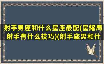 射手男座和什么星座最配(星耀局射手有什么技巧)(射手座男和什么星座最合适)