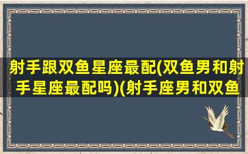 射手跟双鱼星座最配(双鱼男和射手星座最配吗)(射手座男和双鱼座男配不配)