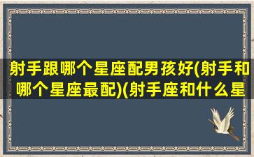 射手跟哪个星座配男孩好(射手和哪个星座最配)(射手座和什么星座的男生)