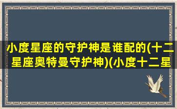 小度星座的守护神是谁配的(十二星座奥特曼守护神)(小度十二星座守护者)