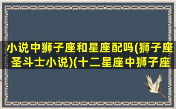 小说中狮子座和星座配吗(狮子座圣斗士小说)(十二星座中狮子座和哪个星座最配)