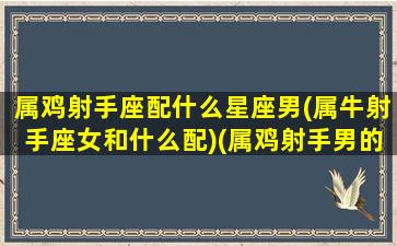 属鸡射手座配什么星座男(属牛射手座女和什么配)(属鸡射手男的致命弱点)