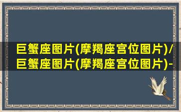 巨蟹座图片(摩羯座宫位图片)/巨蟹座图片(摩羯座宫位图片)-我的网站