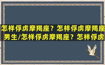 怎样俘虏摩羯座？怎样俘虏摩羯座男生/怎样俘虏摩羯座？怎样俘虏摩羯座男生-我的网站