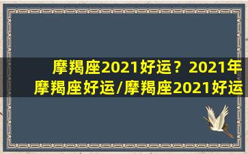 摩羯座2021好运？2021年摩羯座好运/摩羯座2021好运？2021年摩羯座好运-我的网站