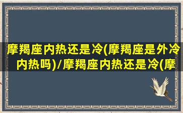 摩羯座内热还是冷(摩羯座是外冷内热吗)/摩羯座内热还是冷(摩羯座是外冷内热吗)-我的网站