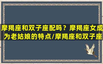 摩羯座和双子座配吗？摩羯座女成为老姑娘的特点/摩羯座和双子座配吗？摩羯座女成为老姑娘的特点-我的网站