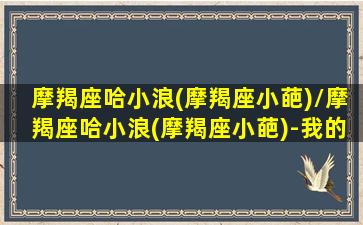 摩羯座哈小浪(摩羯座小葩)/摩羯座哈小浪(摩羯座小葩)-我的网站(哈小浪十二星座)