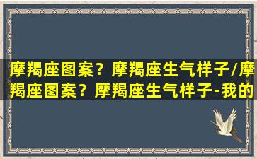 摩羯座图案？摩羯座生气样子/摩羯座图案？摩羯座生气样子-我的网站