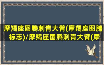 摩羯座图腾刺青大臂(摩羯座图腾标志)/摩羯座图腾刺青大臂(摩羯座图腾标志)-我的网站