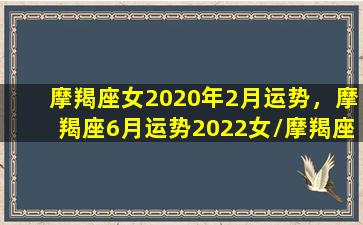 摩羯座女2020年2月运势，摩羯座6月运势2022女/摩羯座女2020年2月运势，摩羯座6月运势2022女-我的网站