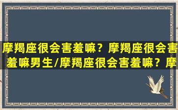 摩羯座很会害羞嘛？摩羯座很会害羞嘛男生/摩羯座很会害羞嘛？摩羯座很会害羞嘛男生-我的网站