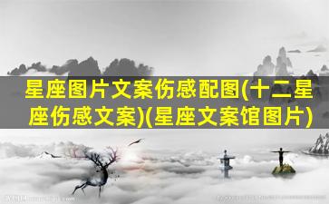 星座图片文案伤感配图(十二星座伤感文案)(星座文案馆图片)