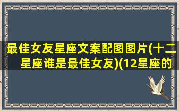 最佳女友星座文案配图图片(十二星座谁是最佳女友)(12星座的女朋友长什么样)