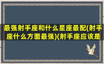 最强射手座和什么星座最配(射手座什么方面最强)(射手座应该是最强的星座)